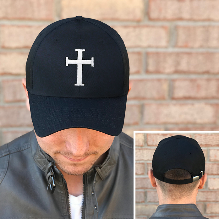 Broken Heart Cross Hat