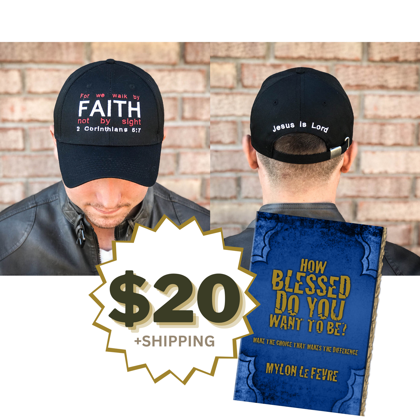 February Special Offer - Faith Hat with Book: How Blessed Do You Want To Be?